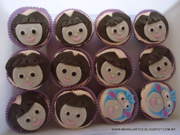 Cupcakes Decorados Dora Aventureira